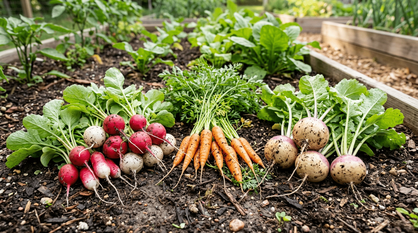 Radishes, Baby Carrots, and Turnips: Fast Root Vegetables for Every Garden Plot