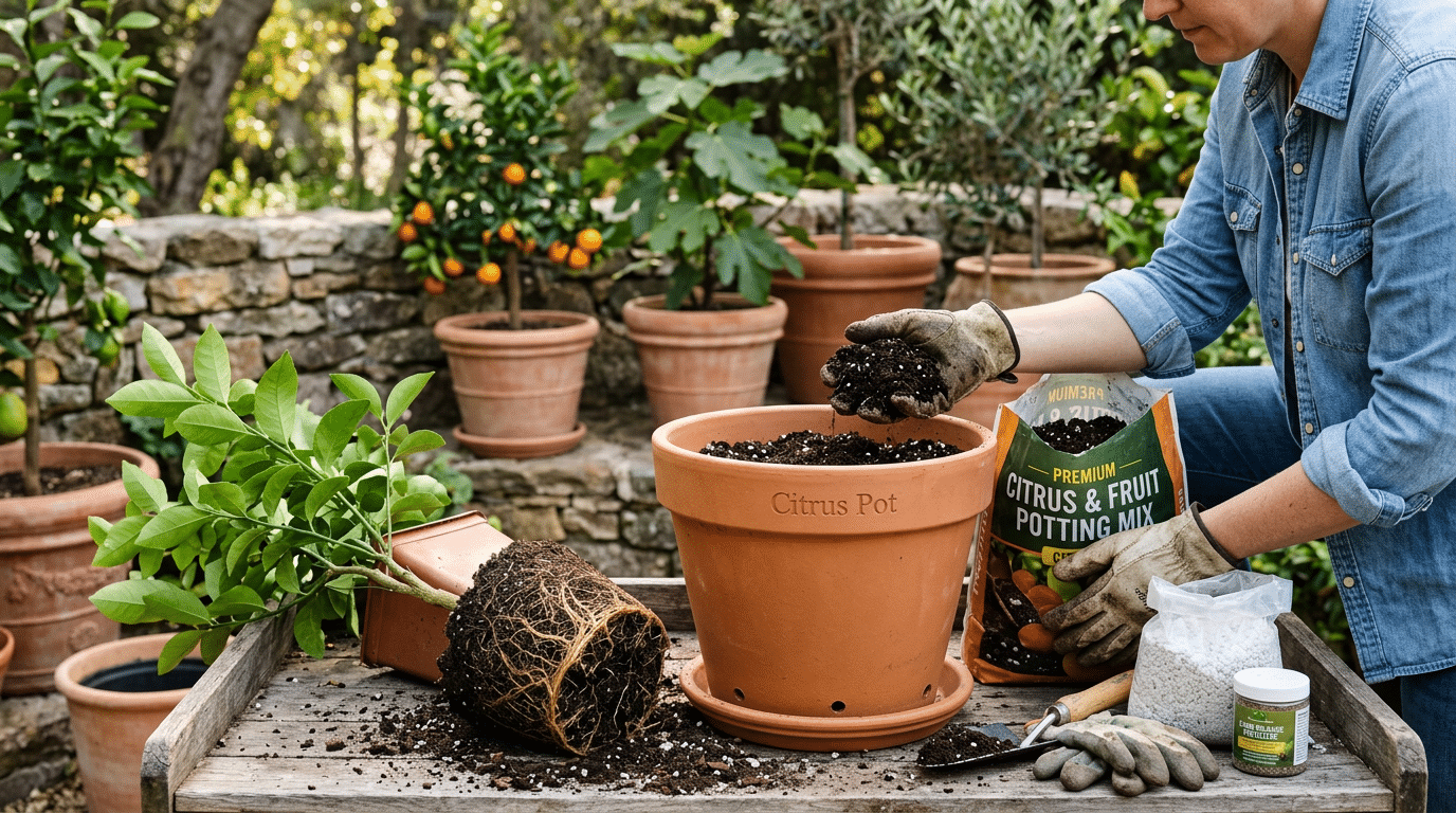 Selecting the Right Container and Potting Mix for Healthy Roots